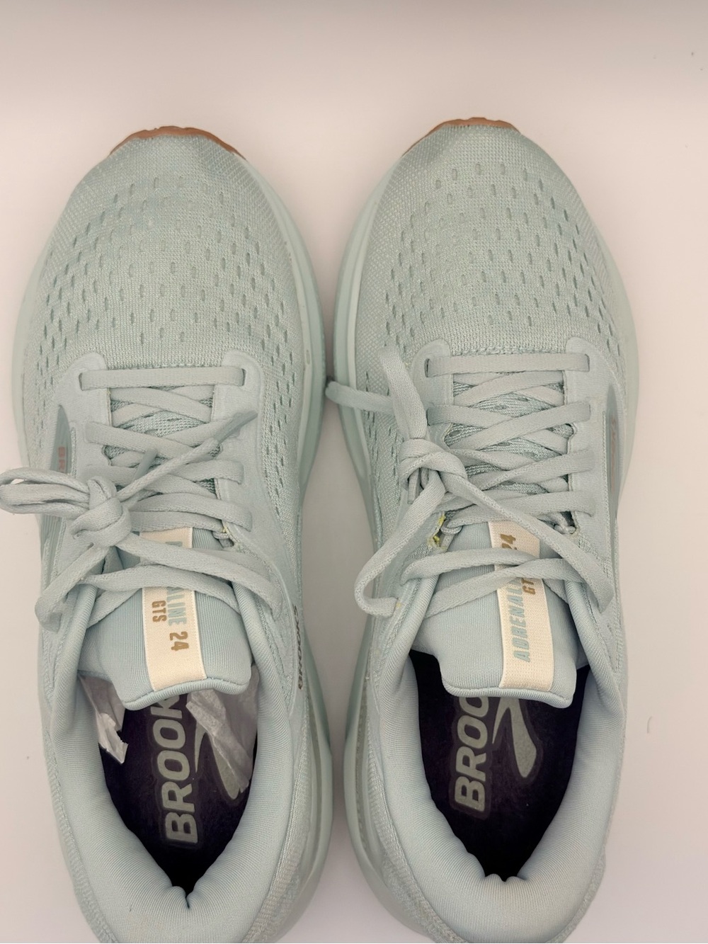Brooks Adrenaline GTS 24 Women’s 8.5 Cloud Blue Running Shoes EUC - Picture 5 of 7